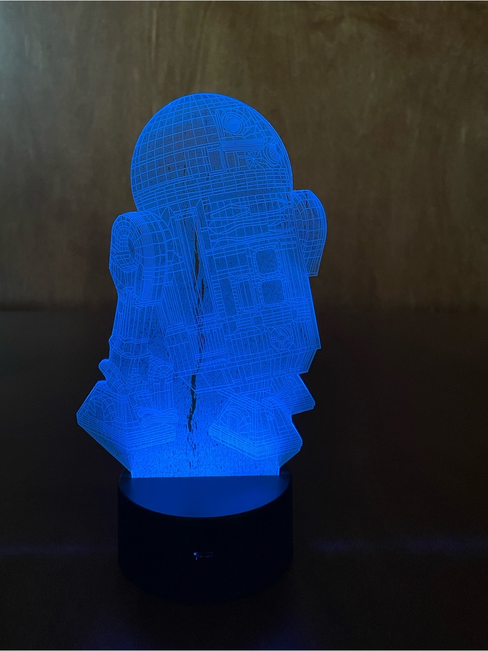 New Hiya Star Wars LED Night Light Set (R2D2, Death Star & Millennium Falcon)